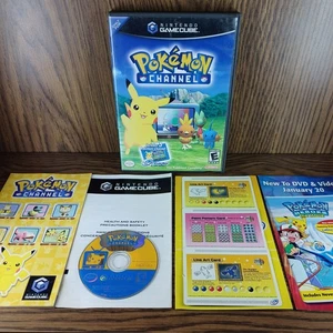 Pokemon Channel Nintendo GameCube CIB Authentic E-Reader Cards Scratch-Free Disc - Picture 1 of 10