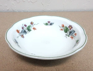 RICHARD GINORI Italy Floral Dessert Soup Bowl Hotel Canada-Roma A95 Scallop Edge - Picture 1 of 12