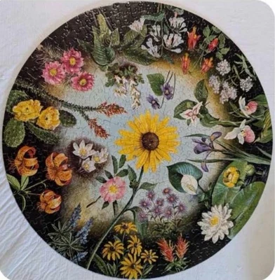 Vintage (1965) Springbok Puzzle “Wild Flowers” 500+pc, *COMPLETE - Image 1 of 3