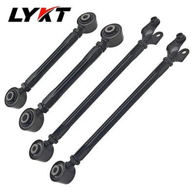 LYKT 4pcs Rear Adjustable Camber&Toe Arm Kit for Honda Ridgeline Acura MDX 14-20 Foto 1 de 4