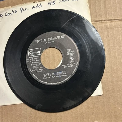 Sweet Blindness Something For You/Special Arrangement 19 7745 - Image 1 of 4