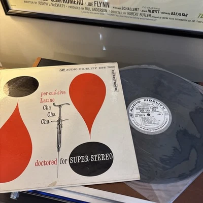 Percussive Latino Cha Cha Cha LP by Rene Hernandez Orchestra vinyl 1960 PROMO — 第 1/4 张图片