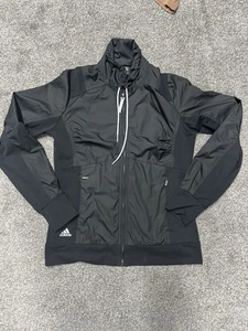 Women’s Adidas Climaproof Golf Jacket Small Black Full Zip NEW - Picture 1 of 10