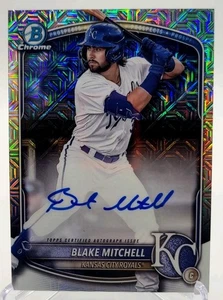 2025 Bowman - Blake Mitchell #BMA-BMI On-Card Auto Mojo Chrome Refractor (165) - Picture 1 of 2