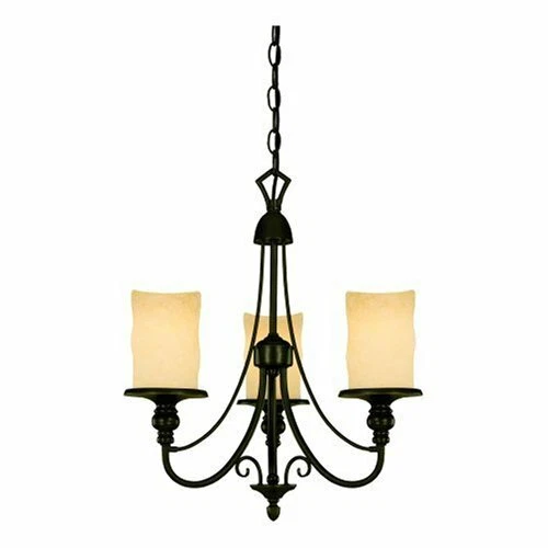 Westinghouse 69000 Hearthstone 3-Light Chandelier,Burnished Bronze Patina Finish - Image 1 of 1