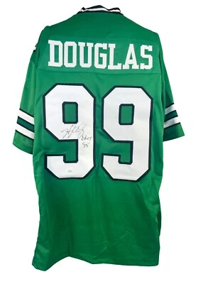 Hugh Douglas autographed signed inscribed jersey NFL New York Jets PSA COA - Image 1 of 4