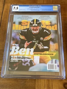Ben Roethlisberger Sports Illustrated CGC 7.5 White Newsstand (Steelers Big Ben) - Picture 1 of 3