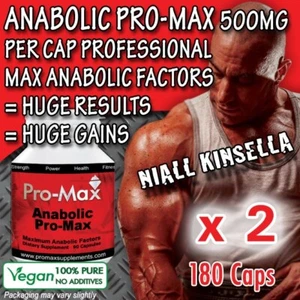 ANABOLIC IPro-Maxim BODYBUILDING PROTEIN EXTREME MUSCLE GAINS 180Caps - Picture 1 of 7