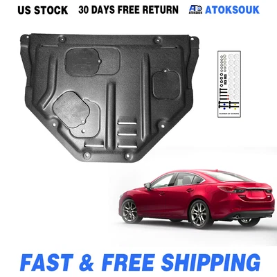 Thick Engine Splash Shield For Mazda6 2014-2021 Front Engine Guard Hard Foto 1 de 4