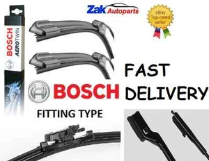 AUDI A3 + S3 + SPORTBACK (2004-) ALL MODELS FRONT WIPER BLADES BOSCH AEROTWIN - Picture 1 of 1