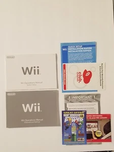 Nintendo Wii Handbuch alles original, NUR Handbücher keine Spiele oder System oder Controller - Bild 1 von 4