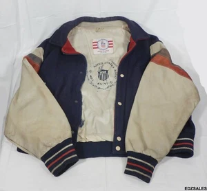 US Olympics Training Center Varsity Style Jacket XL vintage sports team coat - Picture 1 of 11