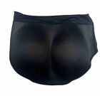 Rhonda Shear Women's 4631 High Waist Padded Brief Panty Black Size Large NWOT