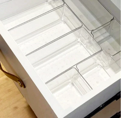 BITNOA BEAUTY Schminktisch Make-up Klar Kunststoff Aufbewahrungsbox Schublade Kosmetik Organizer