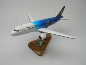 Airbus A-320 Ansett Sydney 2000 Airplane Desktop Wood Model Replica Small New - Picture 1 of 6