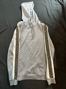 Sik Silk Grey/Blue Hoodie Top And Joggers- Size Large - Picture 1 of 2