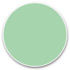 2 x Vinyl Stickers 25cm - Mint Green Colour Block  #45740