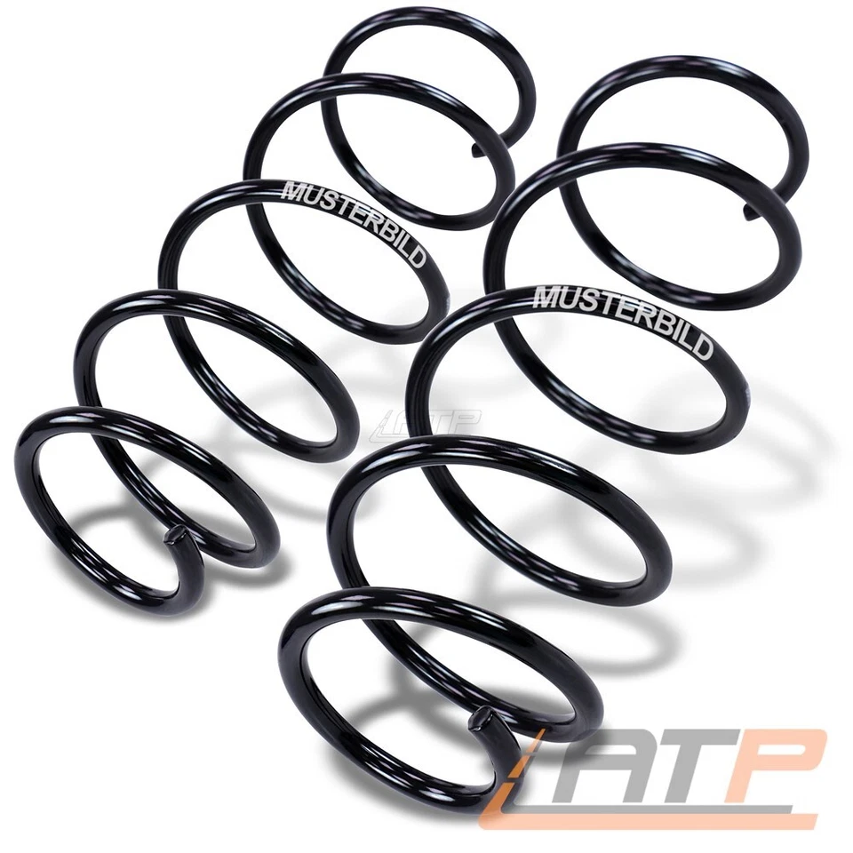 2x FEDER FEDERN FAHRWERKSFEDER FAHRWERKSFEDERN HINTEN FÜR VW POLO 6N 6N1 6N2 - Bild 1 von 1