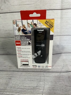 RCA VR5320R 400hr 1GB Digital Voice Recorder Transfer Share Manage New In Box  - Image 1 of 4