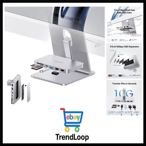 iMac Zubehör für iMac 24" 2021/2023/2024, USB C Hub für iMac M1/M3/M4 & Studi... - Bild 1 von 10