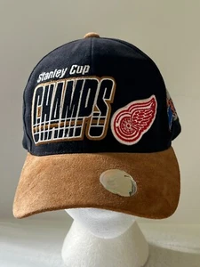 Detroit Red Wings Stanley Cup Champs 1997 NHL Starter Trucker Baseball Hat - Picture 1 of 6