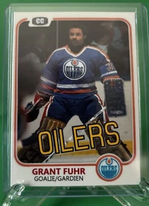 GRANT FUHR PRE-ROOKIE  EDMONTON OILERS ACEO ART CARD ORIGINAL 1981-82 STYLE - Picture 1 of 1