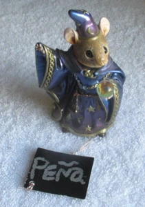Figura Ratón Mago con Bola de Cristal Edición Piedra de Viento Peña - Imagen 1 de 8