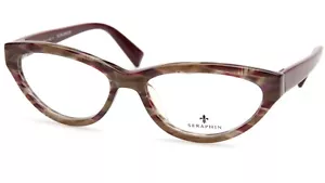 Nuovi occhiali da vista SERAPHIN LYNDALE / 8656 marmo bordeaux 53-16-140 mm B32 mm Giappone - Foto 1 di 10