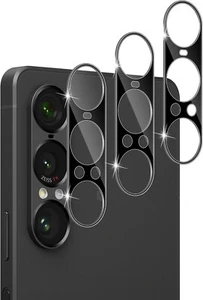 For Sony Xperia 1 VII Camera Lens Case Protector Tempered Glass Cover Black 2025 - Picture 1 of 10