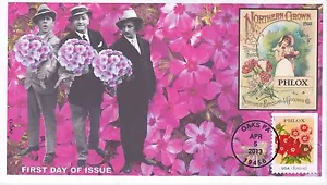 JVC CACHETS - PACCHETTI SEMI VINTAGE COPERTINA PRIMO GIORNO FDC 3 TIRAPIEDI - PHLOX - Foto 1 di 1
