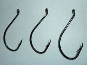 VMC OCTOPUS BEAK HOOKS - BULK - YOUR CHOICE OF SIZES - 9299 - BLACK NICKEL - Picture 1 of 23