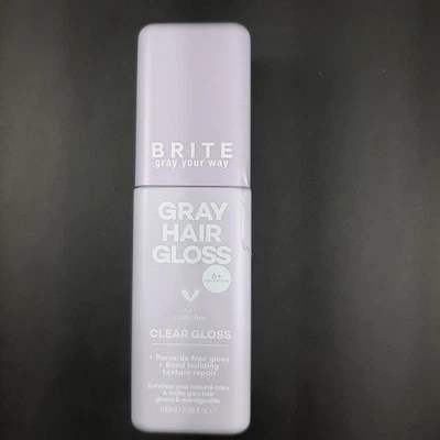 Brite Gray Your Way Brillo de Cabello Gris Brillo Claro Tinte Directo Tónico 3.38 fl oz Foto 1 de 4