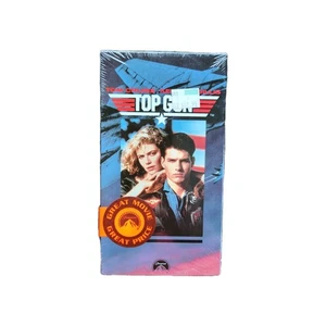 RARE Vintage TOP GUN VHS Movie FACTORY SEALED ORIGINAL w/ WATERMARK! NEW! - Picture 1 of 1