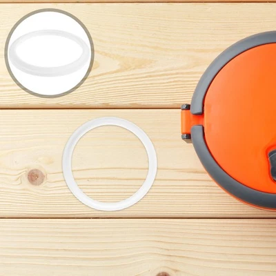  10pcs Lid Seal Gasket Silicone Ring Replacement For Bento Lunch Box Insulated - Image 1 of 4