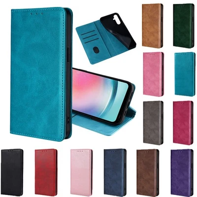 Magnet Leather Wallet Case for Samsung S20 FE S20 Ultra S10e S10 Plus Flip Cover - Image 1 of 4