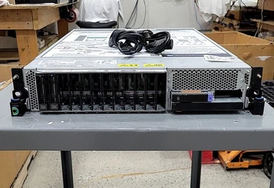 IBM POWER S822 Server IBM 6-Core POWER8 Proc 2.5"x12 32GB 2*PSU SEE NOTES - Image 1 of 4