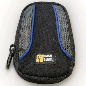 Estuche para unidad flash USB Case Logic de colección negro azul para 1 o 2 USB 4"x2,5"  - Imagen 1 de 6