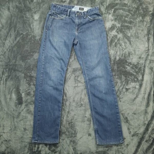 Volcom Solver Modern Straight Jeans Mens 30 Blue Cone White Oak Denim USA Made - Picture 1 of 22