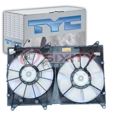 Conjunto de ventilador condensador y radiador doble TYC para Toyota Highlander kq 2001-2007 Foto 1 de 4