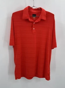 Greg Norman Herren L Play Dry feuchtigkeitsableitendes Kurzarm Golf Poloshirt hellorange - Bild 1 von 7