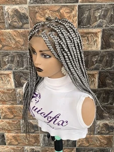 Knotless Braided wig,Box Braids,Full Lace braid wig,Braid wig,Senegalese braids - Picture 1 of 11