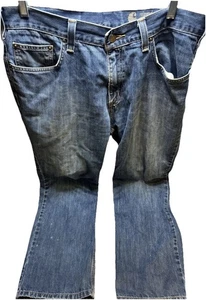 Carhartt Men’s Work Jeans Size 36 Blue Denim 36X30 Relaxed Fit Straight - Picture 1 of 9