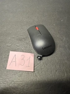 Lenovo Professional Wireless Laser Mouse Black Tested & Works - Great Condition - Picture 1 of 10