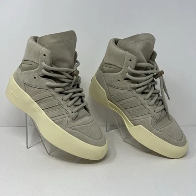 Adidas Fear of God Athletics Hi Top Sneakers Size 7.5 Limited Beige Shoes - Image 1 of 4