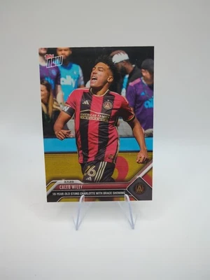 2023 Topps Now MLS Caleb Wiley #21 18-Year-Old Stuns Charlotte Atlanta United  - Image 1 of 2