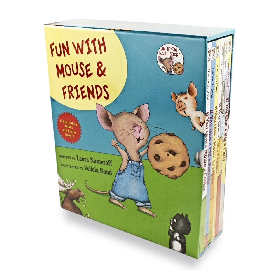 If You Give a Mouse A Cookie 6 book boxed set - Image 1 of 1