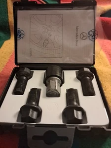 MERCEDES-BENZ A001 990 1607 Wheel Locks For Light Alloy Wheels - Picture 1 of 3