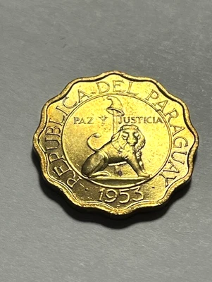 1953 Paraguay 15 Centimos/BU #9812 - Image 1 of 2