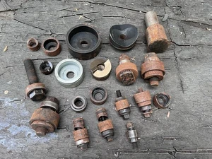 Greenlee Electrical Conduit Knockout Punch Die Lot Parts - Picture 1 of 20