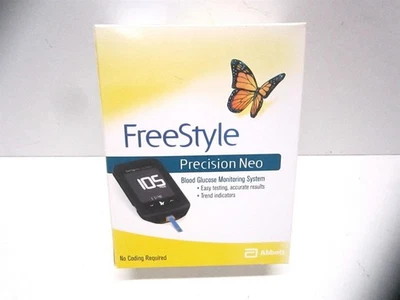Abbott FreeStyle Precision Neo Blood Glucose Meter w/ 10 Strips - 03/2026/Later - Image 1 of 4
